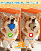 Smart Interactive Rolling Dog Ball with Auto Movement, 2 Play Modes & Smart Sensor - Durable E-TPU, IP54 Waterproof Pet Toy for Medium and Large Dogs, Low-Noise Design(Blue) bryxkla