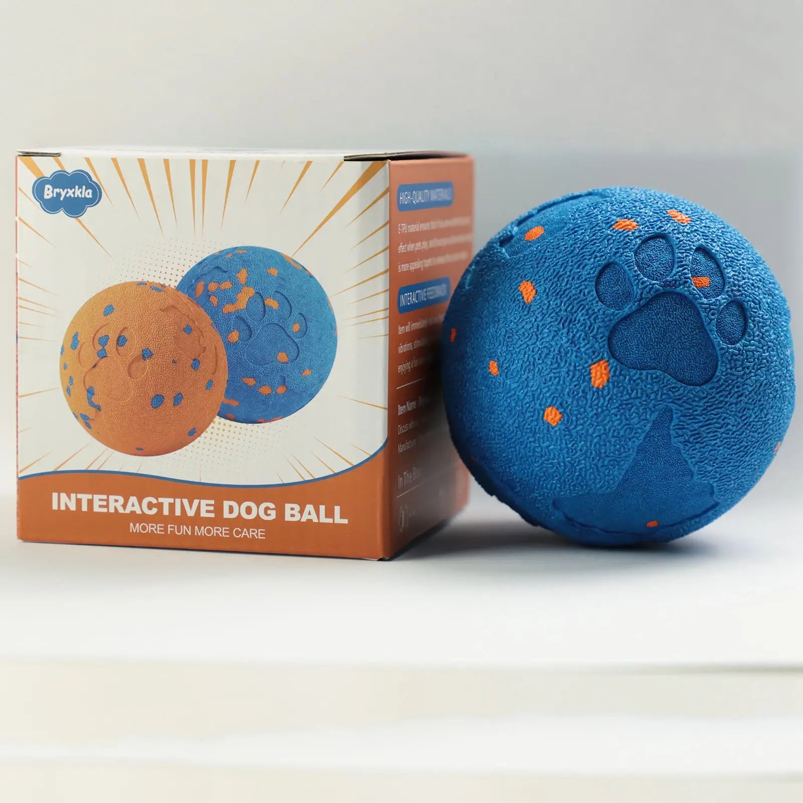 Bryxkla Interactive Dog Toys & Interactive Dog Ball for Medium/Large Dogs Bryxkla